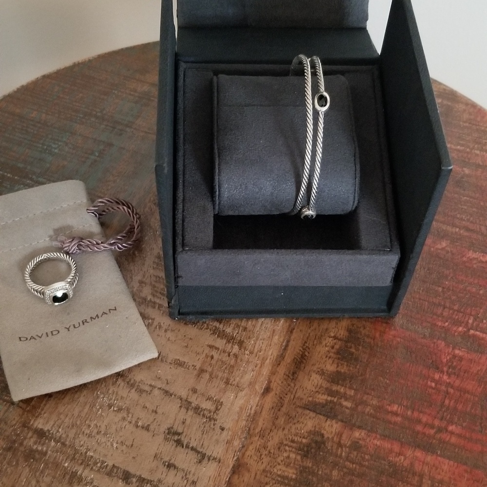 David Yurman Cable Design Ring and Bracelet Set